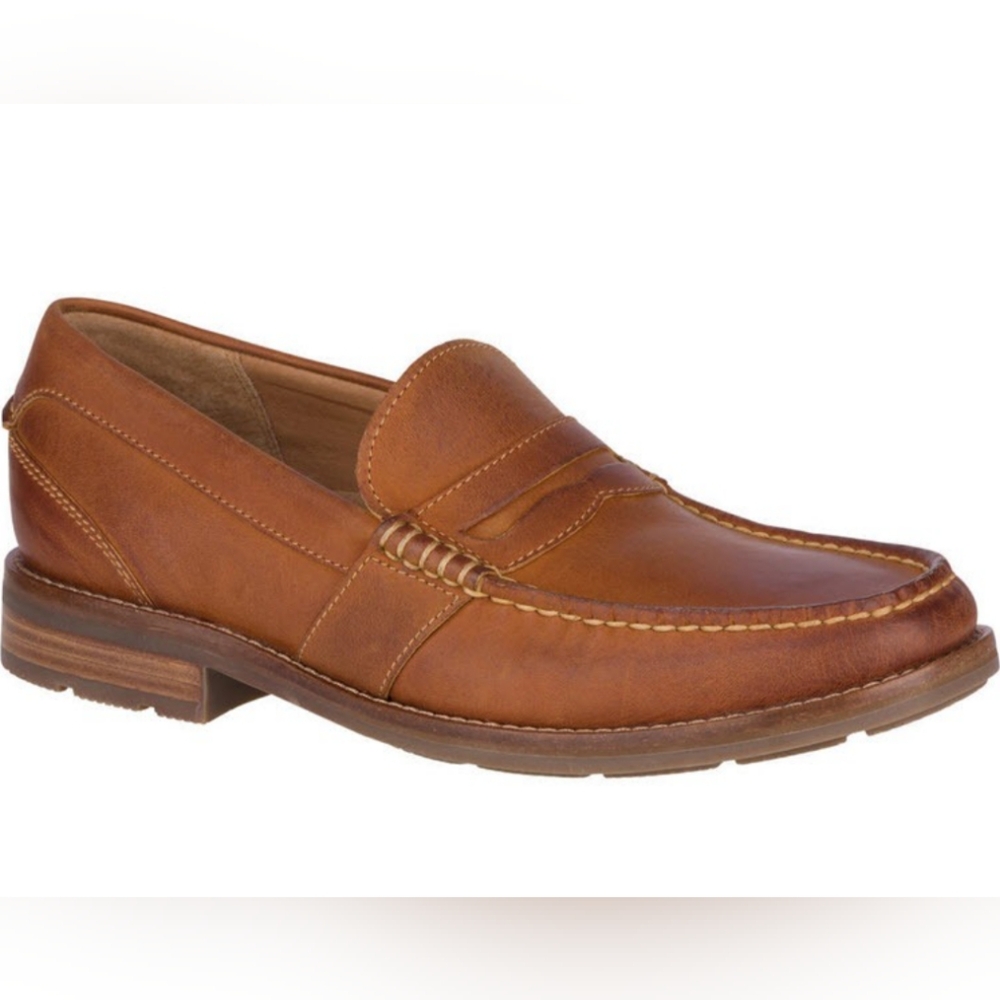 Sperry Men's Tan Leather Penny Loafers